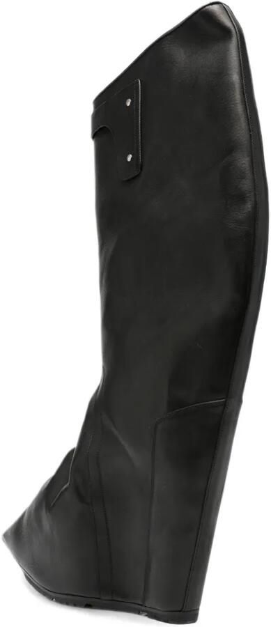 Rick Owens Taconaska leather boots Zwart - Foto 3