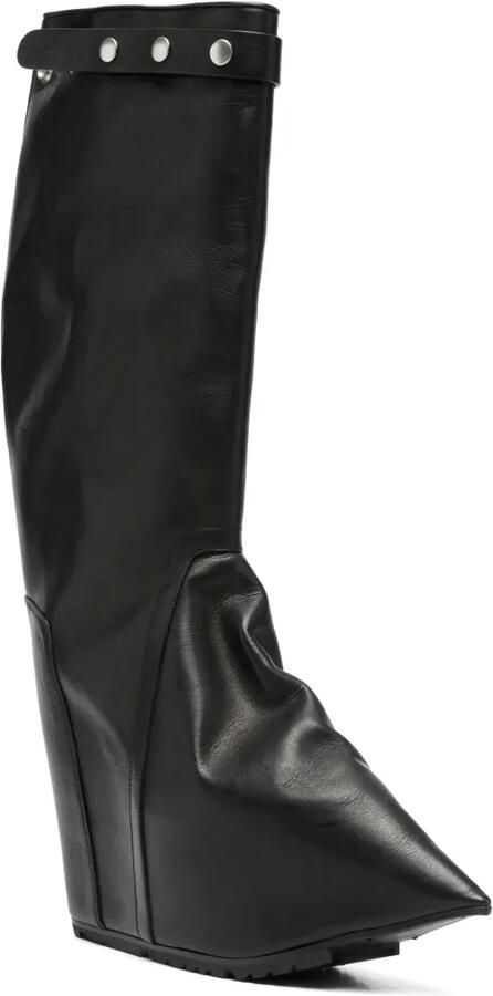 Rick Owens Taconaska leather boots Zwart - Foto 2