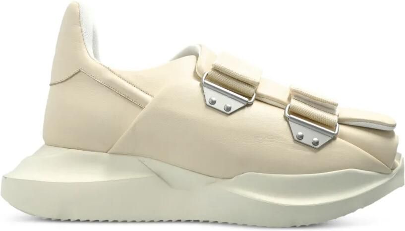 Rick Owens Temple Geth sneakers met open neus Beige
