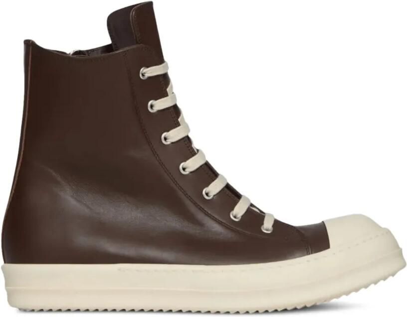 Rick Owens Temple Ramones leather sneakers Bruin