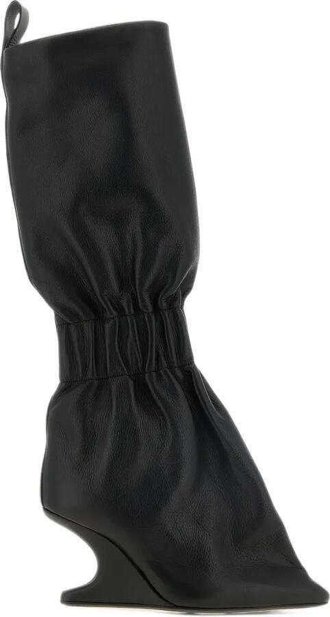 Rick Owens Tower Cantitaquito 8 korrelige laarzen Zwart