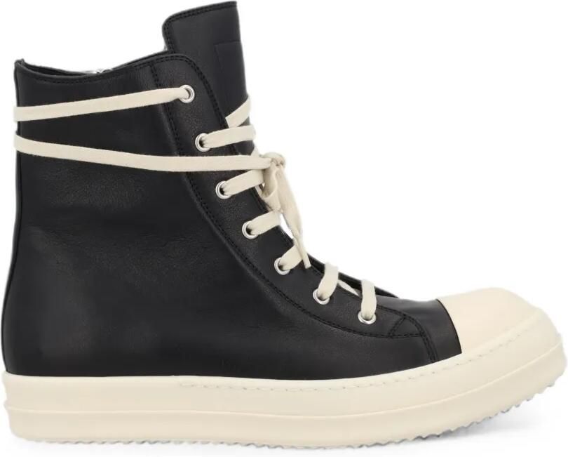 Rick Owens Tower leren sneakers Zwart