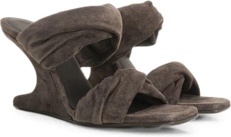 Rick Owens Twisted Cantilever sandalen Bruin