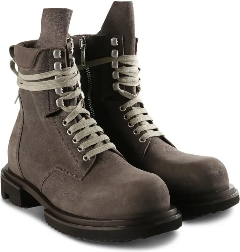 Rick Owens Veterlaarzen met rits Grijs - Foto 2