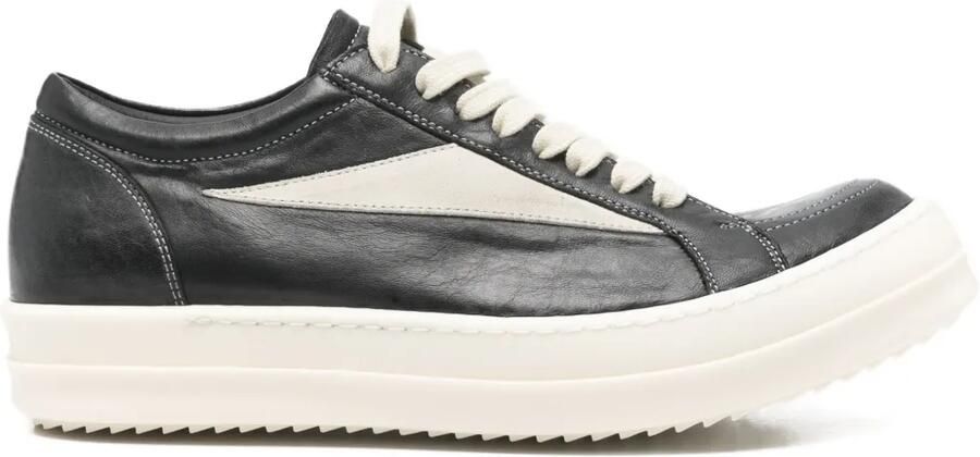 Rick Owens Vintage leren low-top sneakers Zwart