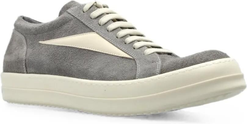 Rick Owens Vintage suède sneakers Grijs - Foto 4