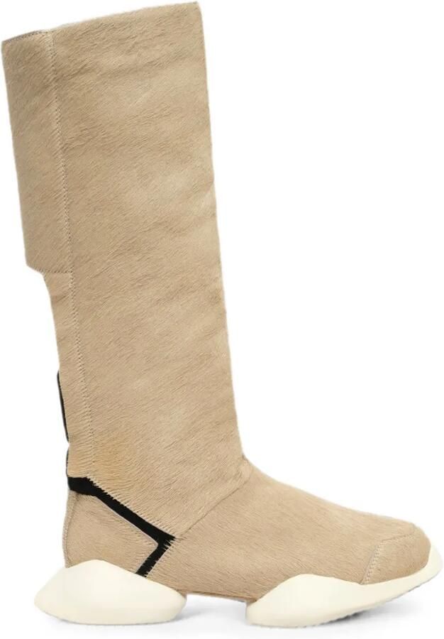 Rick Owens x Adidas stretch laarzen Beige