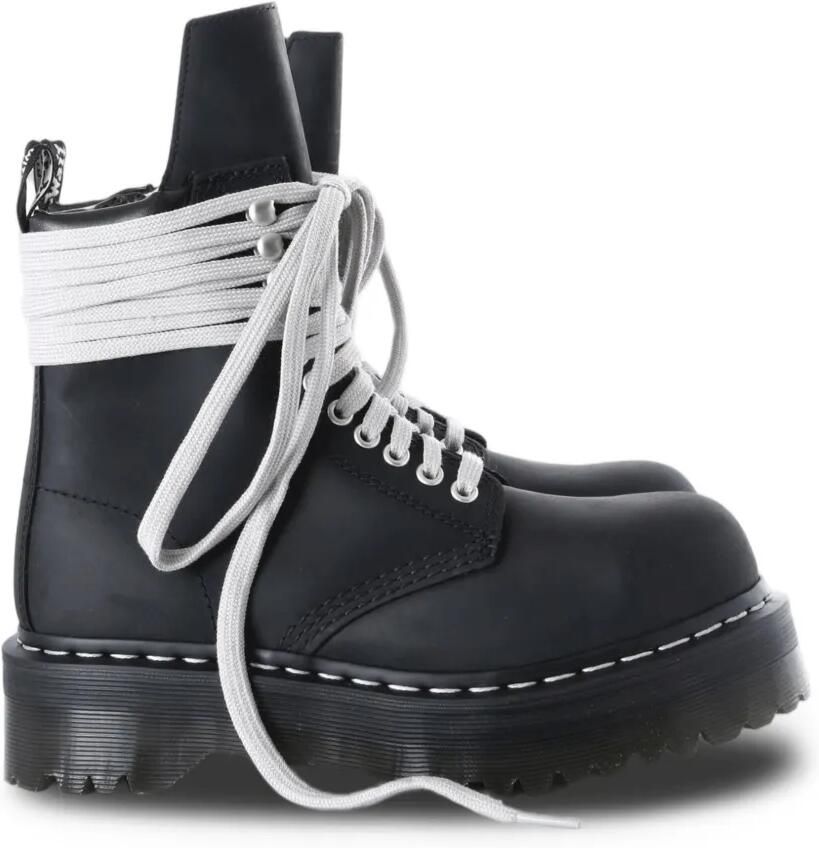 Rick Owens x Dr. Martens enkellaarzen met stalen neus Zwart
