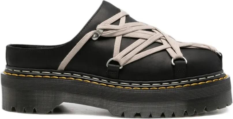 Rick Owens x Dr. Martens Megalace muiltjes Zwart