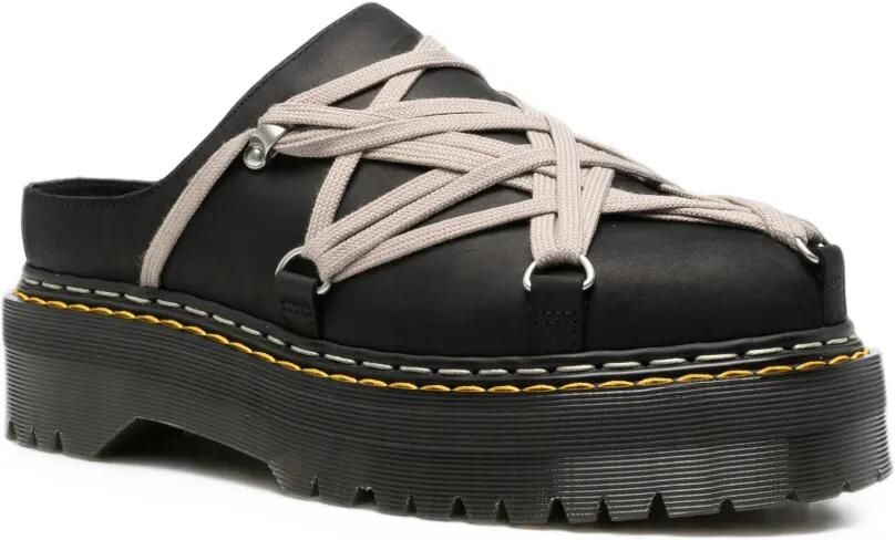 Rick Owens x Dr. Martens Megalace muiltjes Zwart - Foto 3