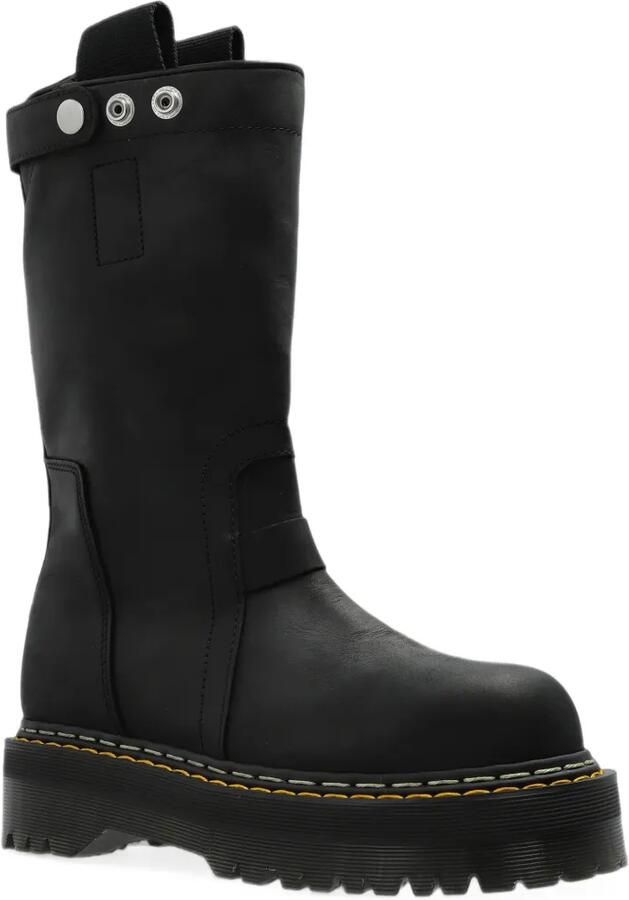 Rick Owens x Dr Martens Quad sole pull on boots Zwart - Foto 3