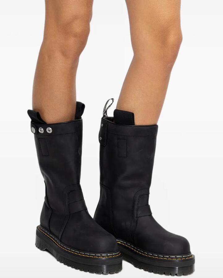 Rick Owens x Dr Martens Quad sole pull on boots Zwart - Foto 2