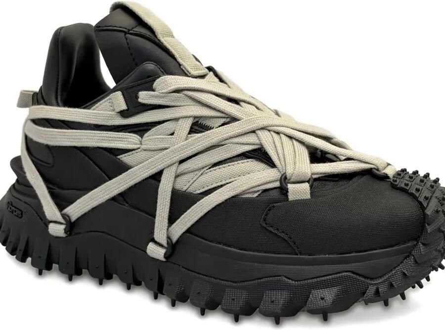 Rick Owens x Moncler Trailgrip Megalace sneakers Zwart