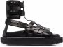 Rick Owens Turbo Cyclop sandalen met plateauzool Zwart - Thumbnail 1