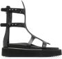 Rick Owens Turbo Cyclops Spartan sandalen Zwart - Thumbnail 1