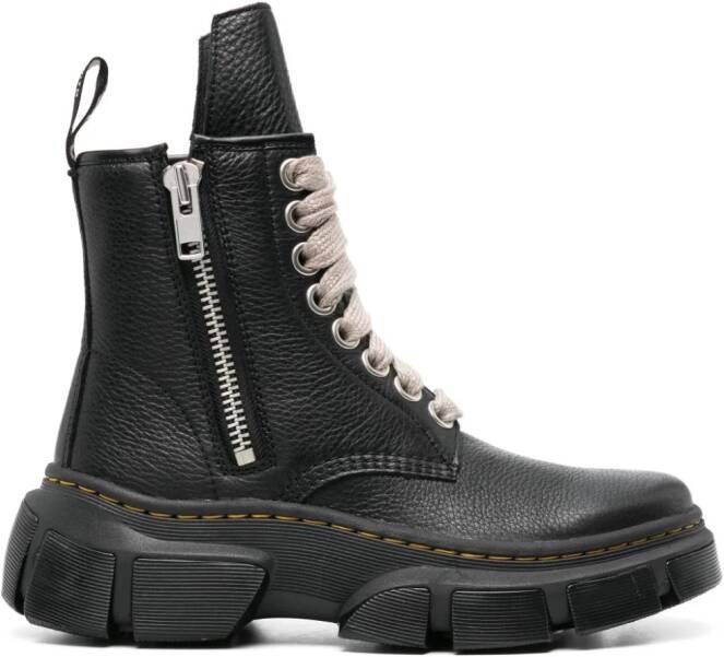 Dr. Martens x Rick Owens x Rick Owens 1460 leren laarzen Zwart