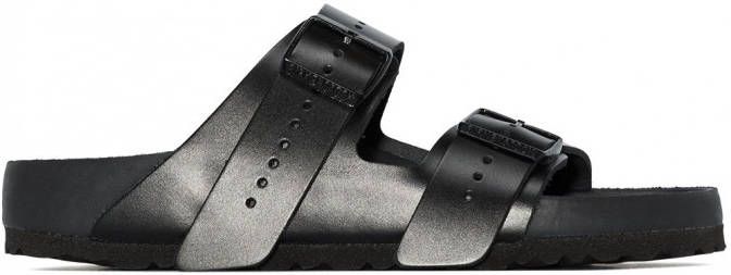 Birkenstock x sandalen met dubbele band Zwart