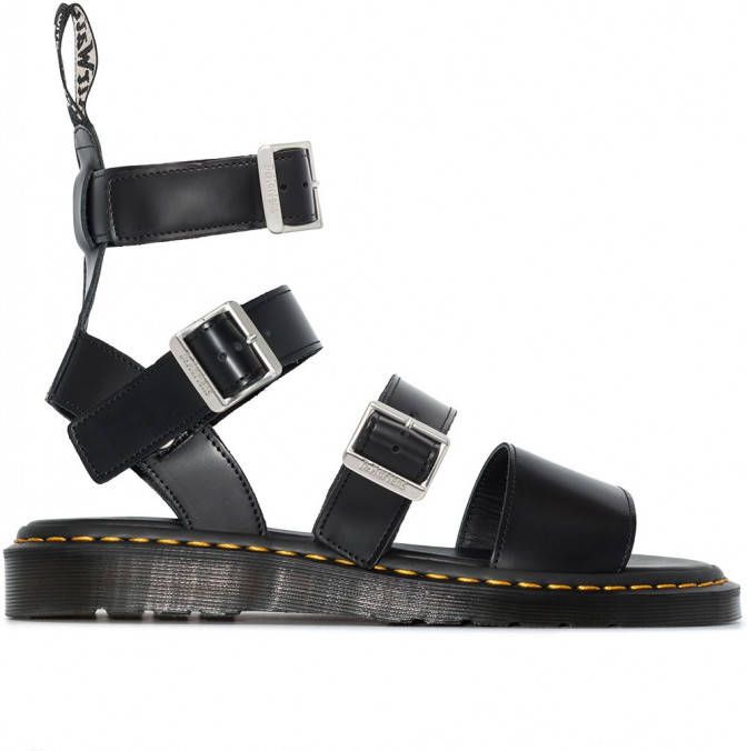 Rick Owens x Dr.Martens sandalen met open teen Zwart