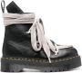 Rick Owens x Dr. Martens leren veterlaarzen Zwart - Thumbnail 1