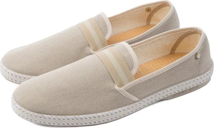 Riviera Loafers met gestreept detail Beige - Foto 4
