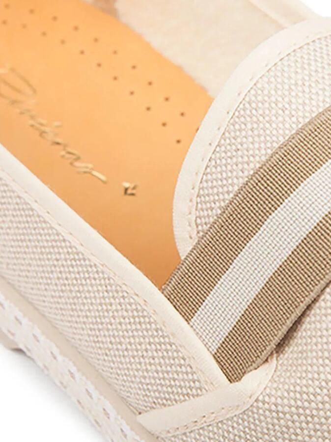Riviera Loafers met gestreept detail Beige - Foto 3