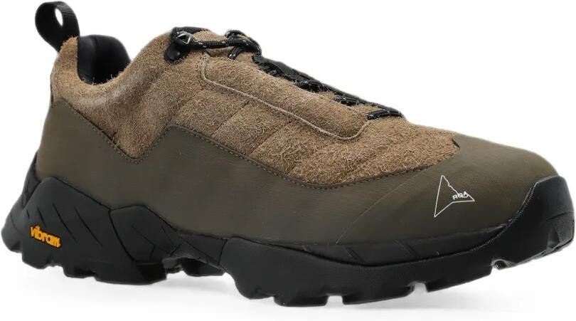ROA Katharina leren sneakers Bruin