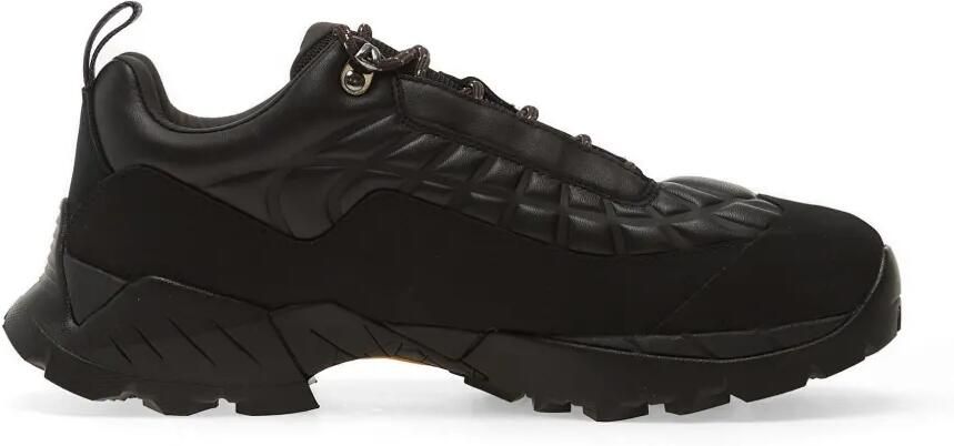 ROA Katharina Skeletal leren sneakers Zwart