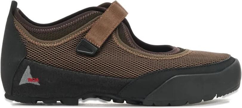 ROA Loie sneakers met klittenband Bruin