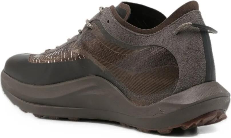ROA paneled mesh-trim sneakers Bruin - Foto 2