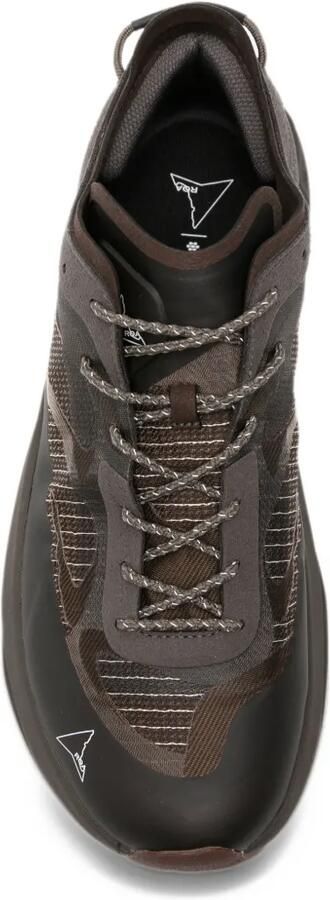 ROA paneled mesh-trim sneakers Bruin - Foto 3