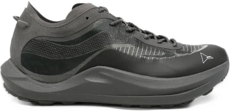 ROA panelled lace-up sneakers Grijs