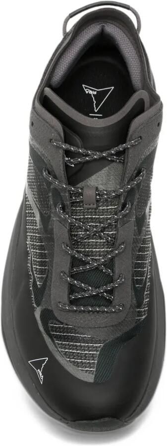 ROA panelled lace-up sneakers Grijs - Foto 4
