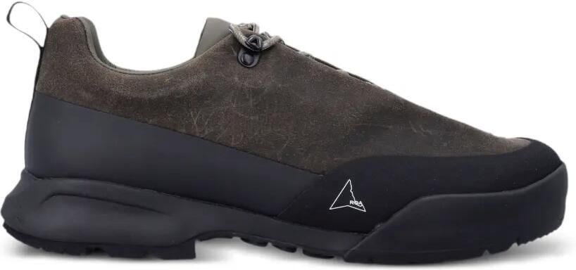 ROA Sneakers met suède vlakken Groen