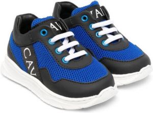 Roberto Cavalli Junior Sneakers met contrastvlak Blauw