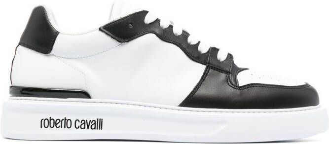 Roberto Cavalli Sneakers met logo Wit