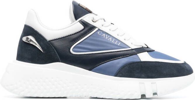 Roberto Cavalli Sneakers met vlakken Blauw
