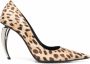 Roberto Cavalli Pumps met luipaardprint Bruin - Thumbnail 1