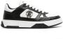 Roberto Cavalli Leren sneakers met plakkaat Zwart - Thumbnail 1