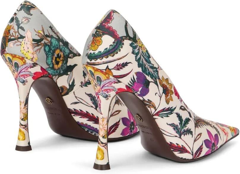 Roberto Cavalli Florentine pumps met bloemenprint Beige - Foto 5