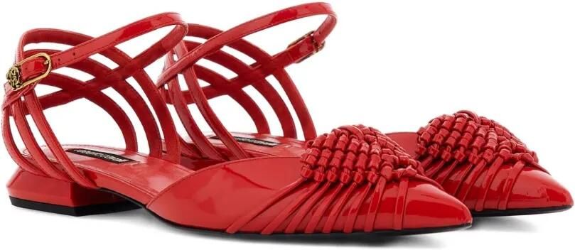Roberto Cavalli Geweven sandalen Rood - Foto 5