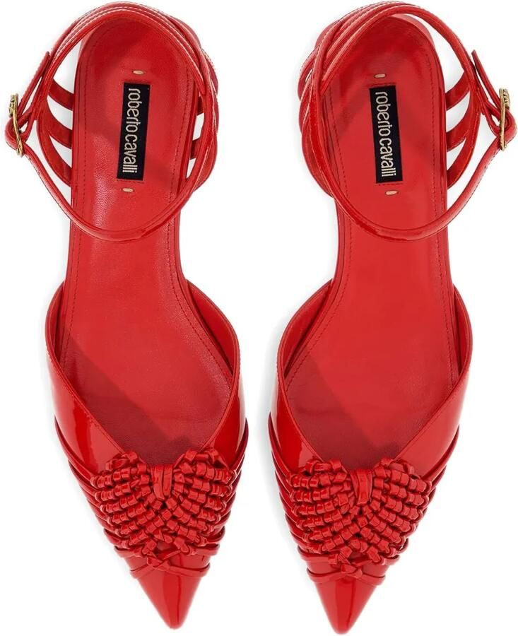 Roberto Cavalli Geweven sandalen Rood - Foto 2