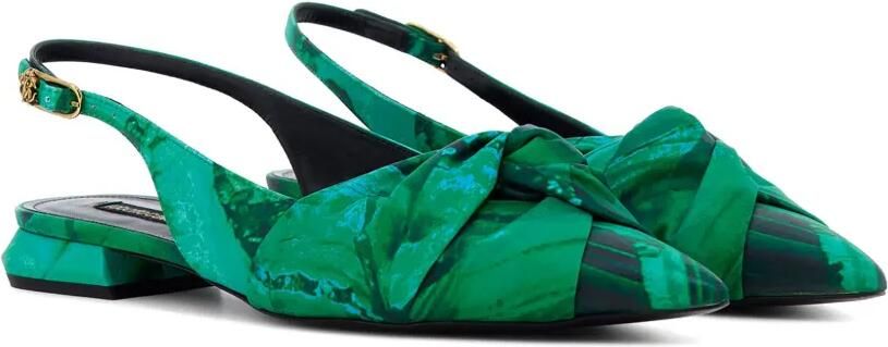 Roberto Cavalli Le Pettegole slingback pumps Groen - Foto 5