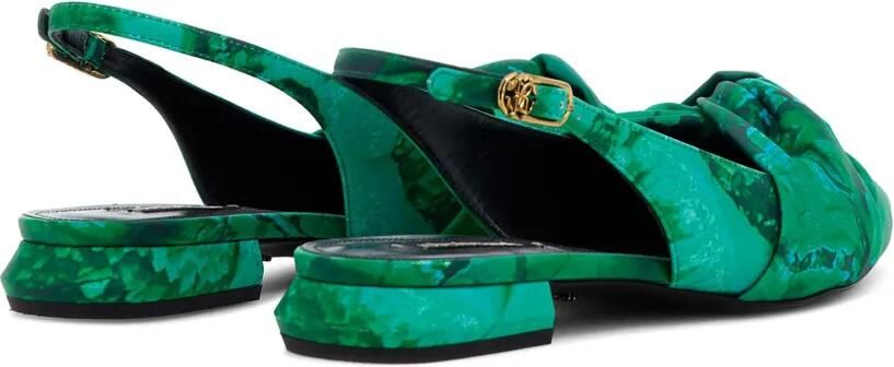 Roberto Cavalli Le Pettegole slingback pumps Groen - Foto 4