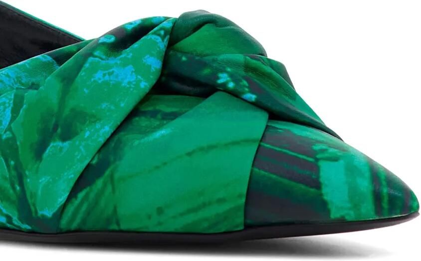 Roberto Cavalli Le Pettegole slingback pumps Groen - Foto 3