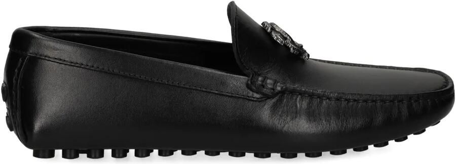 Roberto Cavalli Leren loafers Zwart
