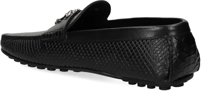 Roberto Cavalli Leren loafers Zwart - Foto 4