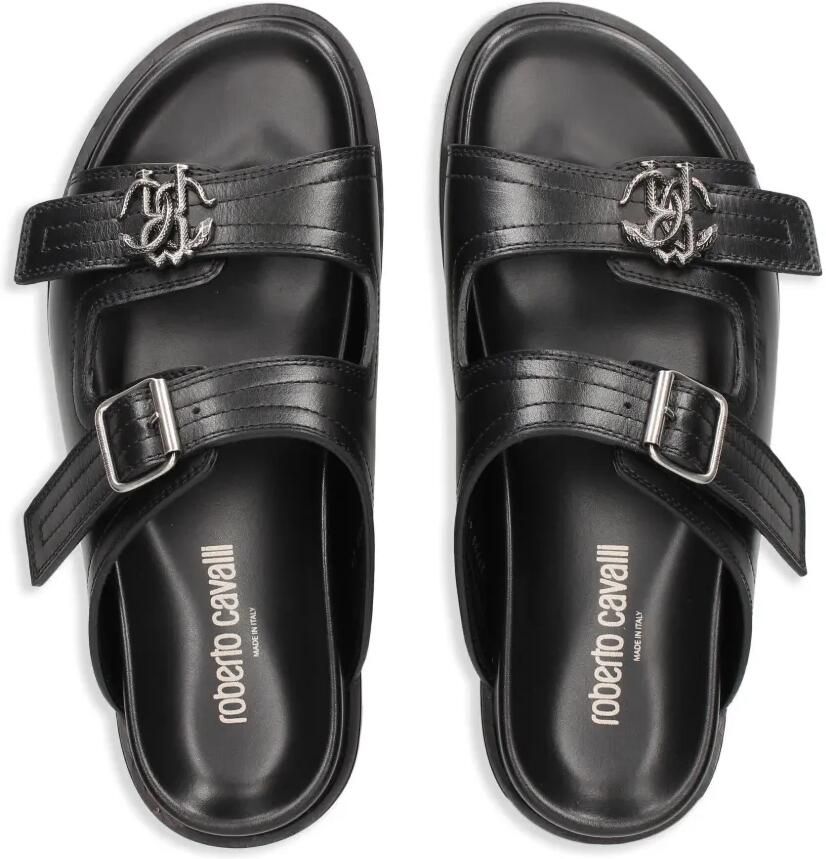 Roberto Cavalli Leren sandalen Zwart - Foto 2
