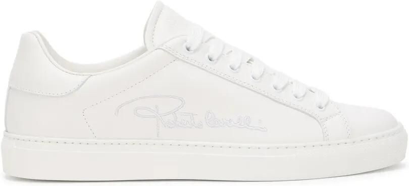 Roberto Cavalli Leren sneakers Wit