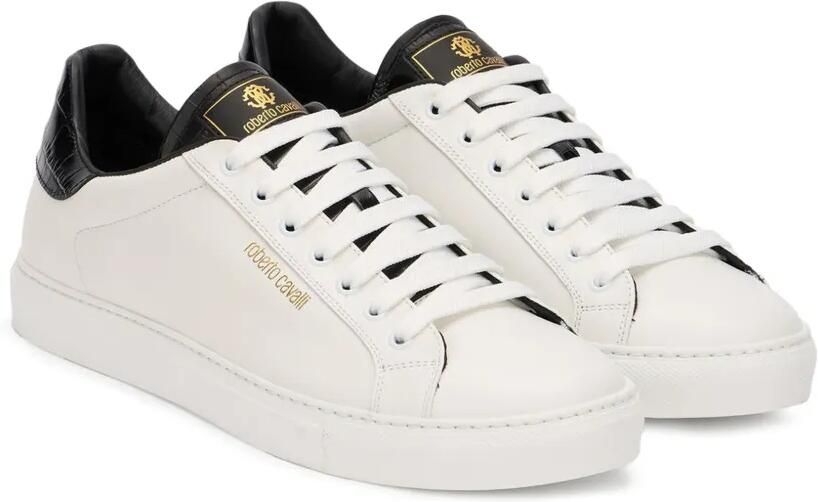 Roberto Cavalli Leren sneakers Wit - Foto 3
