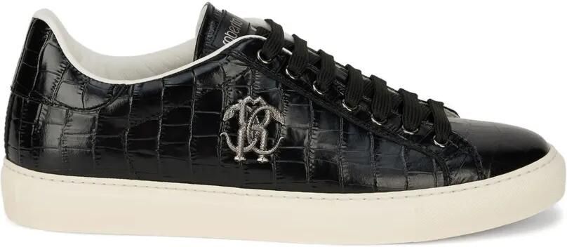 Roberto Cavalli Leren sneakers Zwart